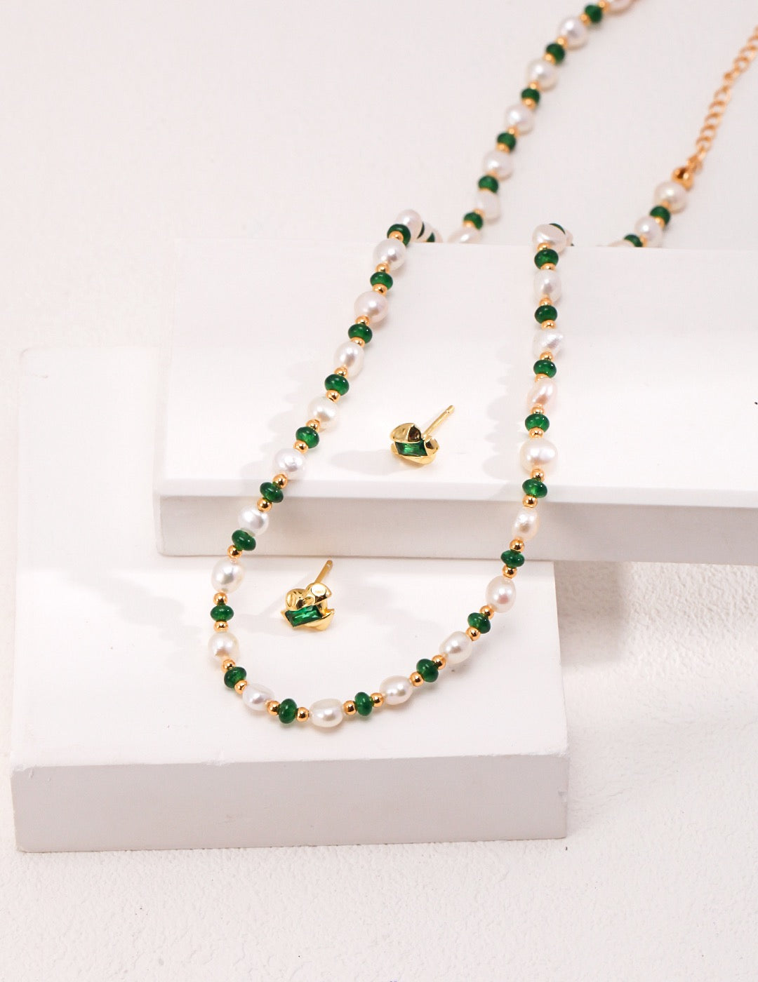 Green Moonlight Necklace