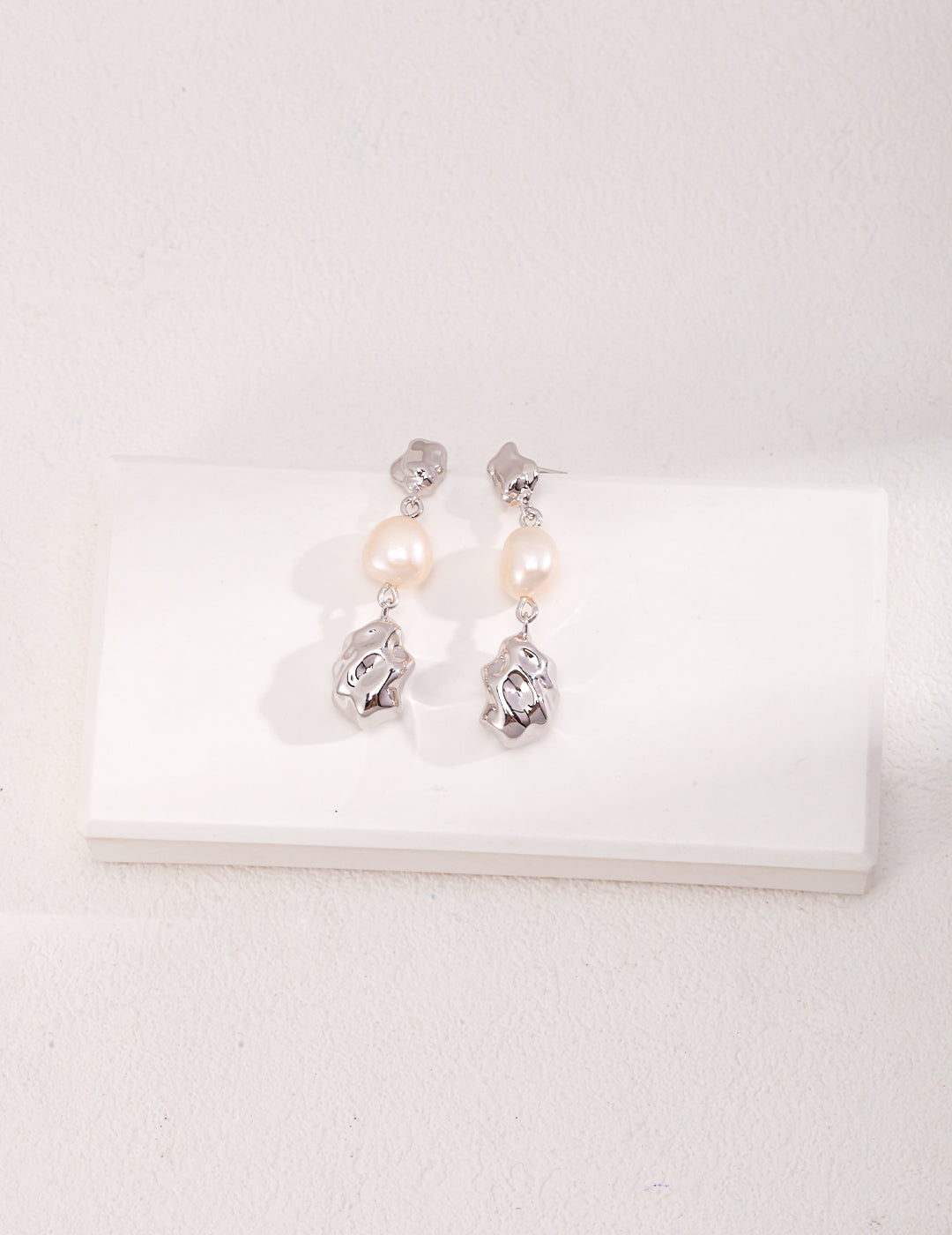 Baroque Pearl Earrings #1