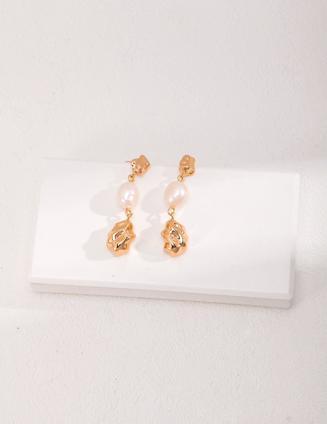 Baroque Pearl Earrings #1